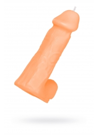Оранжевая сувенирная свеча «Пенис» - Pecado - купить с доставкой в Королеве