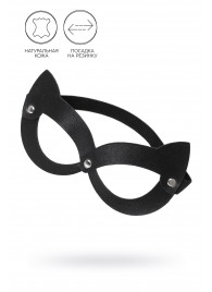 Черная открытая маска с ушками кошки - Pecado - купить с доставкой в Королеве