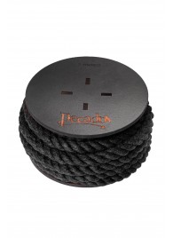 Черная веревка для шибари на катушке - 5 м. - Pecado - купить с доставкой в Королеве