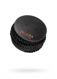 Черная веревка для шибари на катушке - 5 м. - Pecado - купить с доставкой в Королеве