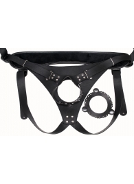 Пояс Hard Brutal для больших насадок - LOVETOY (А-Полимер) - купить с доставкой в Королеве