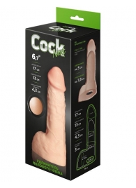 Телесный фаллоудлинитель с мошонкой Cock Next - 17 см. - LOVETOY (А-Полимер) - в Королеве купить с доставкой