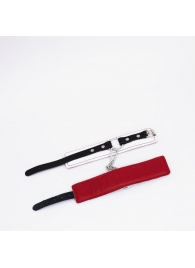 Бело-красные кожаные оковы - Crazy Handmade - купить с доставкой в Королеве