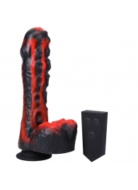 Черно-красная мини-машина на присоске Tendril Thruster - 21,6 см. - Doc Johnson - купить с доставкой в Королеве