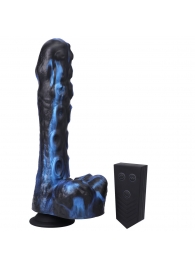 Черно-синяя мини-машина на присоске Tendril Thruster - 21,6 см. - Doc Johnson - купить с доставкой в Королеве