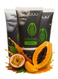Набор из 3 съедобных лубрикантов JUJU со вкусом тропических фруктов - JuJu - купить с доставкой в Королеве