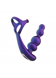 Фиолетовое эрекционное виброкольцо с анальной ёлочкой Stellar Force - ONE DC B.V. - в Королеве купить с доставкой