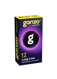 Презервативы с анестетиком для продления удовольствия Ganzo Long Love - 12 шт. - Ganzo - купить с доставкой в Королеве