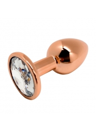 Анальная втулка Wooomy Tralalo Size S с прозрачным кристаллом - Adrien Lastic