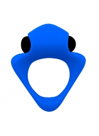 Синее эрекционное кольцо Wooomy Tribeс с вибрацией - Adrien Lastic - в Королеве купить с доставкой