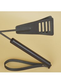 Черный кожаный стек «Сириус» - 60 см. - Sitabella - купить с доставкой в Королеве