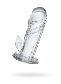 Прозрачная насадка на пенис Uco - 13 см. - A-toys - в Королеве купить с доставкой
