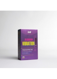 Стимулирующий гель с эффектом вибрации Blackberry Vibration - 15 мл. - INTT - купить с доставкой в Королеве
