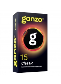 Классические презервативы с обильной смазкой Ganzo Classic - 15 шт. - Ganzo - купить с доставкой в Королеве