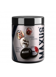 Черные утолщенные презервативы MAXUS Extra Strong с железным кейсом - 15 шт. - Maxus - купить с доставкой в Королеве