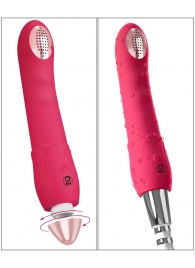 Малиновая насадка на душ с вибрацией Showers to orgasm - 20,1 см. - Orion - купить с доставкой в Королеве