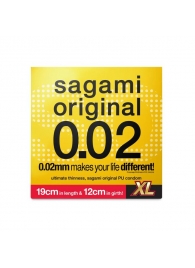 Презерватив увеличенного размера Sagami Original 0.02 XL-size - 1 шт. - Sagami - купить с доставкой в Королеве