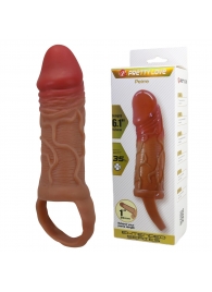 Реалистичная насадка на член Peirre - 15,5 см. - Baile - в Королеве купить с доставкой