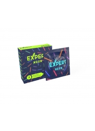 Светящиеся в темноте презервативы Expert Neon - 3 шт. - Expert - купить с доставкой в Королеве