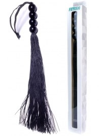 Черная силиконовая плеть - 37 см. - Boys of Toys - купить с доставкой в Королеве