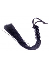 Черная силиконовая плеть - 37 см. - Boys of Toys - купить с доставкой в Королеве