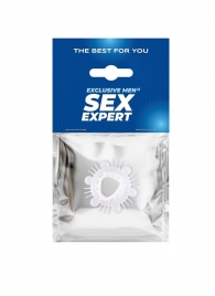 Стимулирующая насадка на пенис с несколькими видами рельефа - Sex Expert - в Королеве купить с доставкой