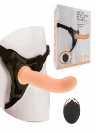 Женский вибрострапон со съемной насадкой и пультом ДУ - Erokay - купить с доставкой в Королеве