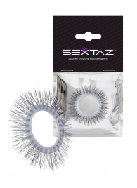 Круглое эрекционное кольцо с «ресничками» - Sextaz - в Королеве купить с доставкой