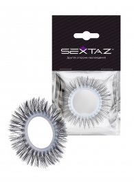 Круглое эрекционное кольцо с длинными «ресничками» - Sextaz - в Королеве купить с доставкой
