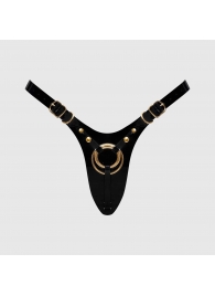 Черный пояс для фиксации насадок Strap-On-Me Leatherette Harness Fabulous - Strap-on-me - купить с доставкой в Королеве