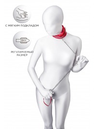 Красный ошейник с подкладкой из меха - ToyFa - купить с доставкой в Королеве
