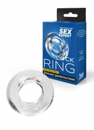 Прозрачное эрекционное кольцо-бублик - Sex Expert - в Королеве купить с доставкой