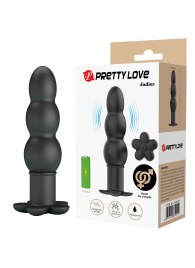 Черный анальный вибростимулятор Jadier - 11 см. - Baile
