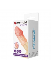 Телесная насадка на пенис Booker - 8 см. - Baile - в Королеве купить с доставкой