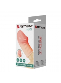 Телесная насадка на пенис Huel - 9 см. - Baile - в Королеве купить с доставкой