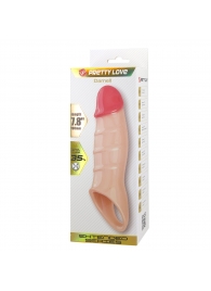 Телесная удлиняющая насадка на пенис Darnel - Baile - в Королеве купить с доставкой