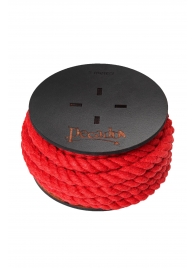Красная веревка для шибари на катушке - 5 м. - Pecado - купить с доставкой в Королеве