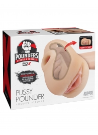 Телесный мастурбатор-вагина Pussy Pounder Squeeze Stroker - Pipedream - в Королеве купить с доставкой