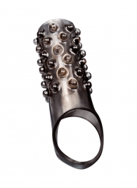 Дымчатая насадка на пенис с выпуклостями - 12 см. - Sex Expert - в Королеве купить с доставкой