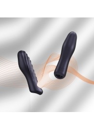 Сливовая силиконовая насадка на пенис с подхватом Manwan Ryzer - Manwan - в Королеве купить с доставкой