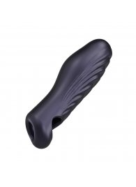 Сливовая силиконовая насадка на пенис с подхватом Manwan Ryzer - Manwan - в Королеве купить с доставкой