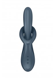 Серый вибратор-ротатор с функцией нагрева Heat Flex 4 - 23 см. - Satisfyer