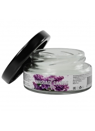 Массажная свеча «Сирень» - 50 мл. - SGAN - купить с доставкой в Королеве