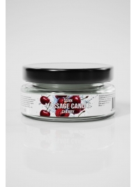 Массажная свеча «Спелая вишня» - 50 мл. - SGAN - купить с доставкой в Королеве