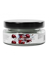 Массажная свеча «Спелая вишня» - 50 мл. - SGAN - купить с доставкой в Королеве