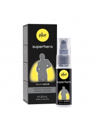 Пролонгатор-сыворотка pjur Superhero Delay Serum - 20 мл. - Pjur - купить с доставкой в Королеве