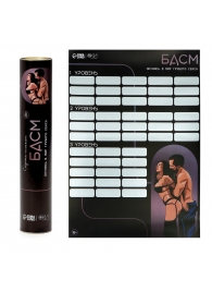 Плакат для двоих со скретч-слоем «БДСМ» - Сима-Ленд - купить с доставкой в Королеве