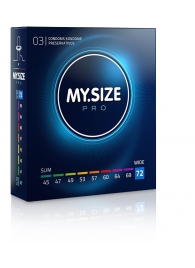 Презервативы MY.SIZE размер 72 - 3 шт. - My.Size - купить с доставкой в Королеве
