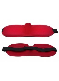 Красная глухая маска на резинке - Sitabella - купить с доставкой в Королеве