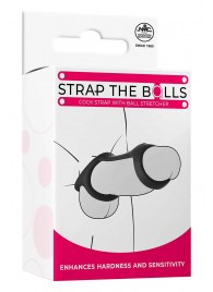 Черная эрекционная насадка Strap The Balls - NMC - в Королеве купить с доставкой